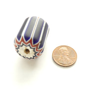 Chevron, Antique Venetian Bead, 29x21mm