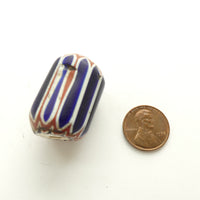 Chevron, Antique Venetian Bead, 29x21mm