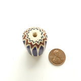 Chevron, Antique Venetian Trade Bead,  32x23mm