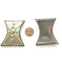 Moroccan Silver Tuareg Tcherot, 2x2 Inches