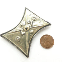 Moroccan Silver Tuareg Tcherot, 2x2 Inches