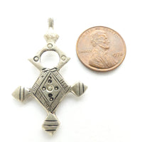 Moroccan Silver Tuareg Agadez Cross, Small 42mm