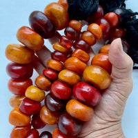 African Amber, Berber Strand 35 inches long with 52 Beads