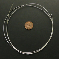 Wire, Sterling Silver, Round Half-Hard, 20 Gauge, Packages of 3 Feet