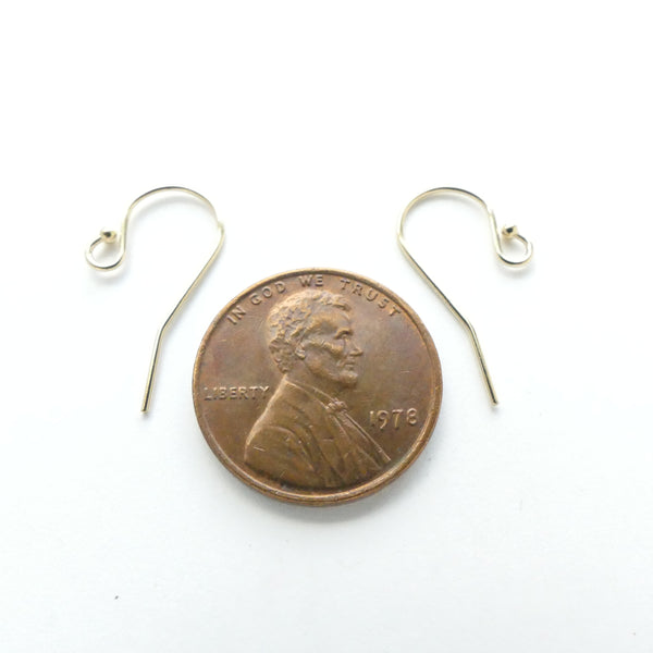 Earwires, Gold Filled, Shepherd Hook with Ball, Sold by the Pair