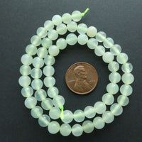 New Jade, Round 6mm on 16-inch Strands