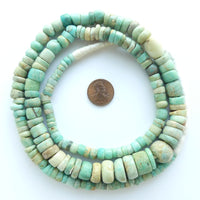 Antique or ancient Mauritanian amazonite beads on Bead-Zone.com