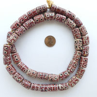 Antique Venetian trade beads called Tic Tac toe for sale on Bead-Zone.com