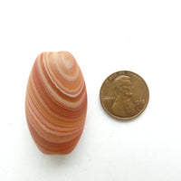 Carnelian, Flat Oval, 35x25, Semi-Matte