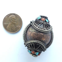 Beads Made of Up-cycled Copper Coins