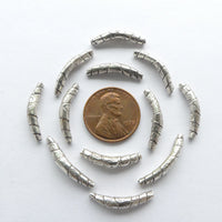 Thai Silver, Croissant, Small 20x3mm, Sold Individually