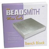 Bench Block for Flattening Wire Designs or Chasing, 4x4 inches