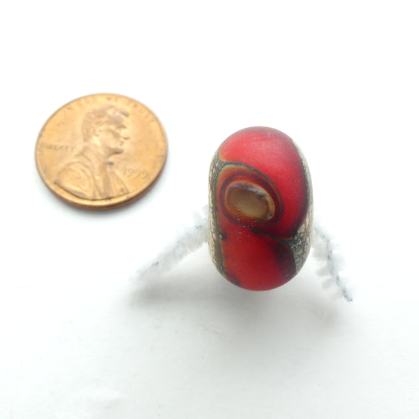 Alethia Donathan Rondelles, Red, 12x18mm, Sold Individually