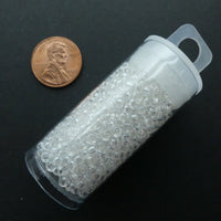 Seed Beads, Size 8, Crystal Luster