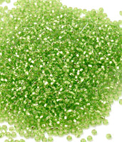 Seed Beads, Size 11, Silver-lined Olivine