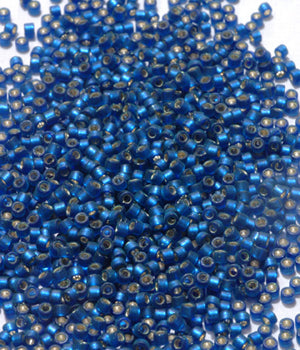 Seed Beads, Delicas, Silver-lined Sapphire Semi-Matte