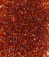 Seed Beads, Delicas, Transparent Amber