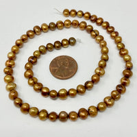 Bronze pearls 5mm Bead-Zone.com