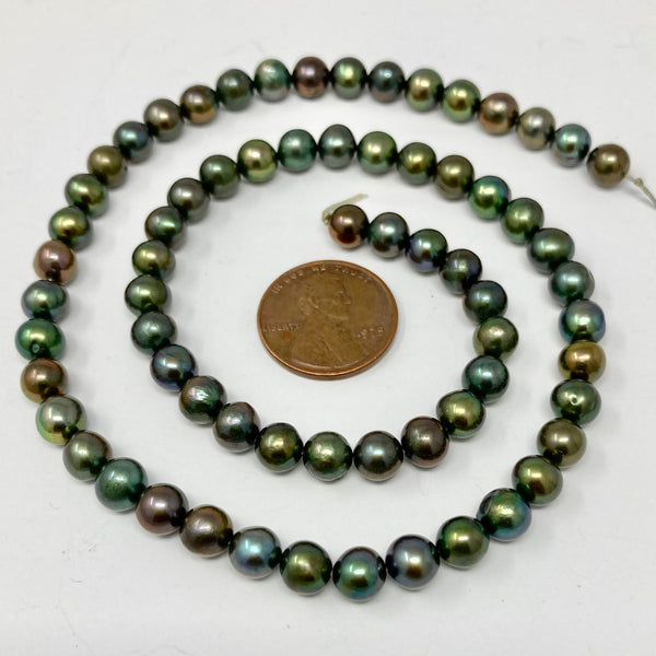 Green Iris Pearls Bead-Zone.com