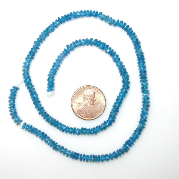 Apatite Faceted Rondells