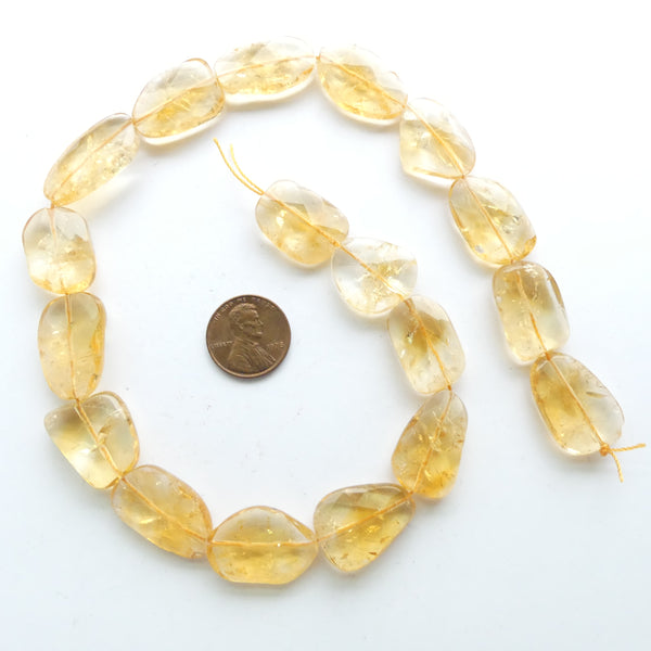 Citrine, Freeform Flat Shapes, Large