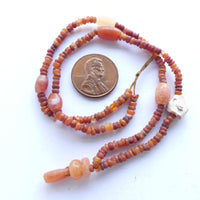 Carnelian, Ancient from Afghanistan, on 16-inch Strands