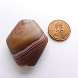 Banded Agate, Reproduction, Rhomboid, 35x35mm