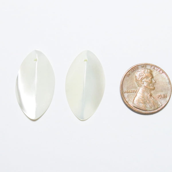 Mother of Pearl Small Shield Pendant