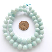 Amazonite, Blue 6mm Round on 16-inch Strands