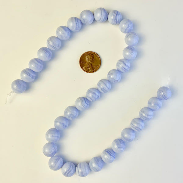 Blue lace agate beads Bead-Zone.com