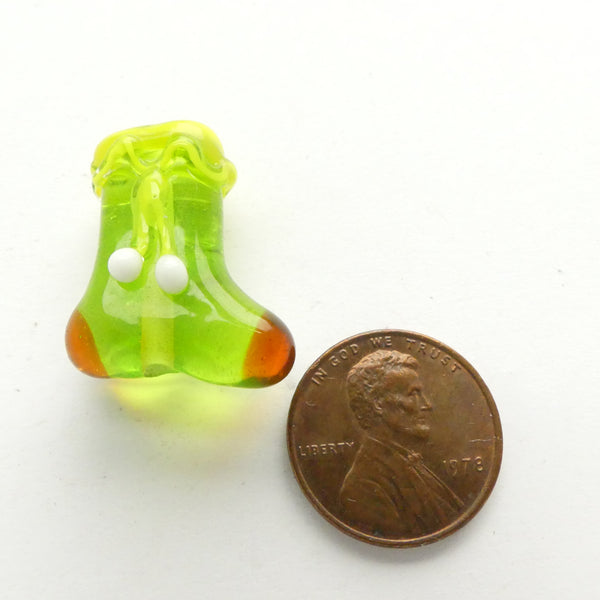 Patti Lorenz, Fun Holiday Stocking Bead, 23x20mm