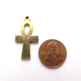 Ankh, or "Key of Life" Pendants, Brass, 30mm, Sold Individually