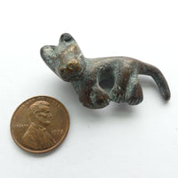 Peruvian Cat Pendant (without Bail) 35mm from Head to Tail