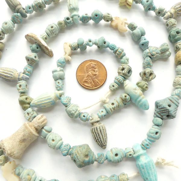 Faience, Long Strand, Ancient Iran